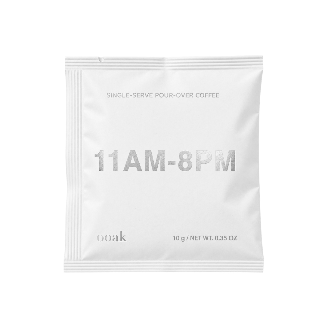 【SINGLE SERVE POUR-OVER COFFEE】 11AM-8PM