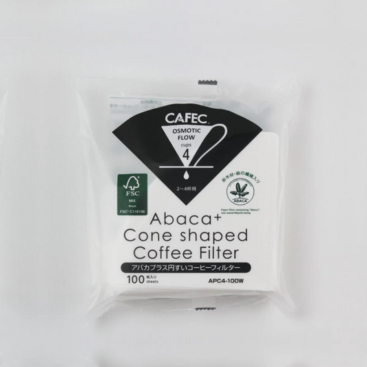 【CAFEC】Abaca+ Cone Shaped Coffee Filter<店頭取扱有>